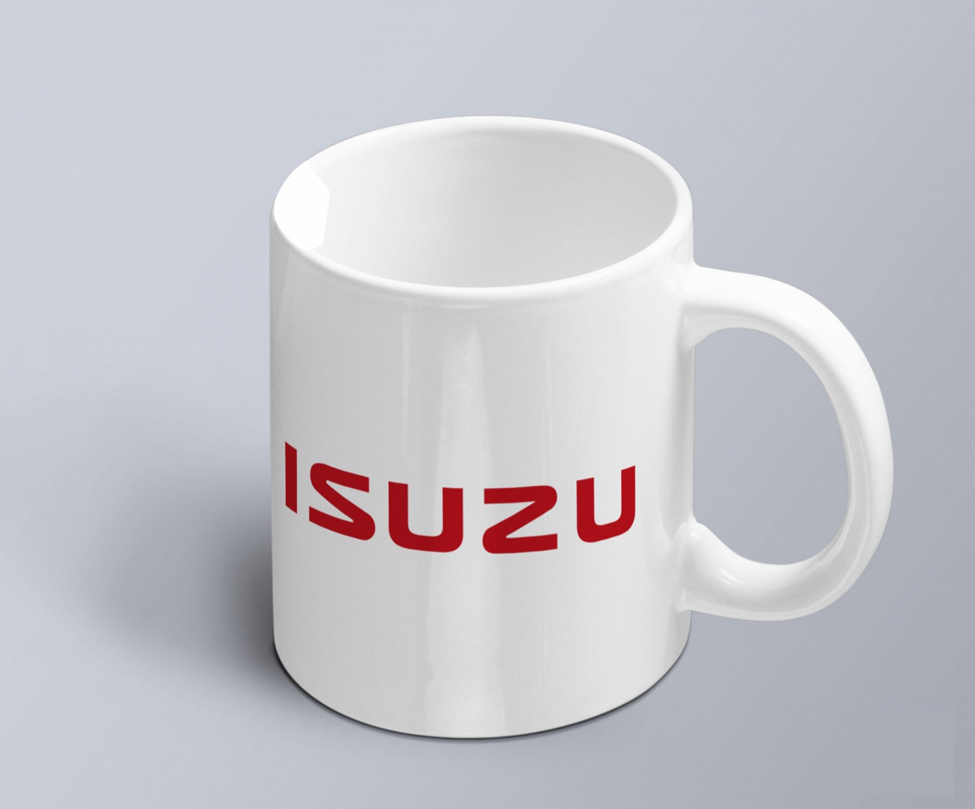 Чашка с принтом авто логотип Isuzu (02010102046) Чашка с принтом авто логотип Isuzu (02010102046)