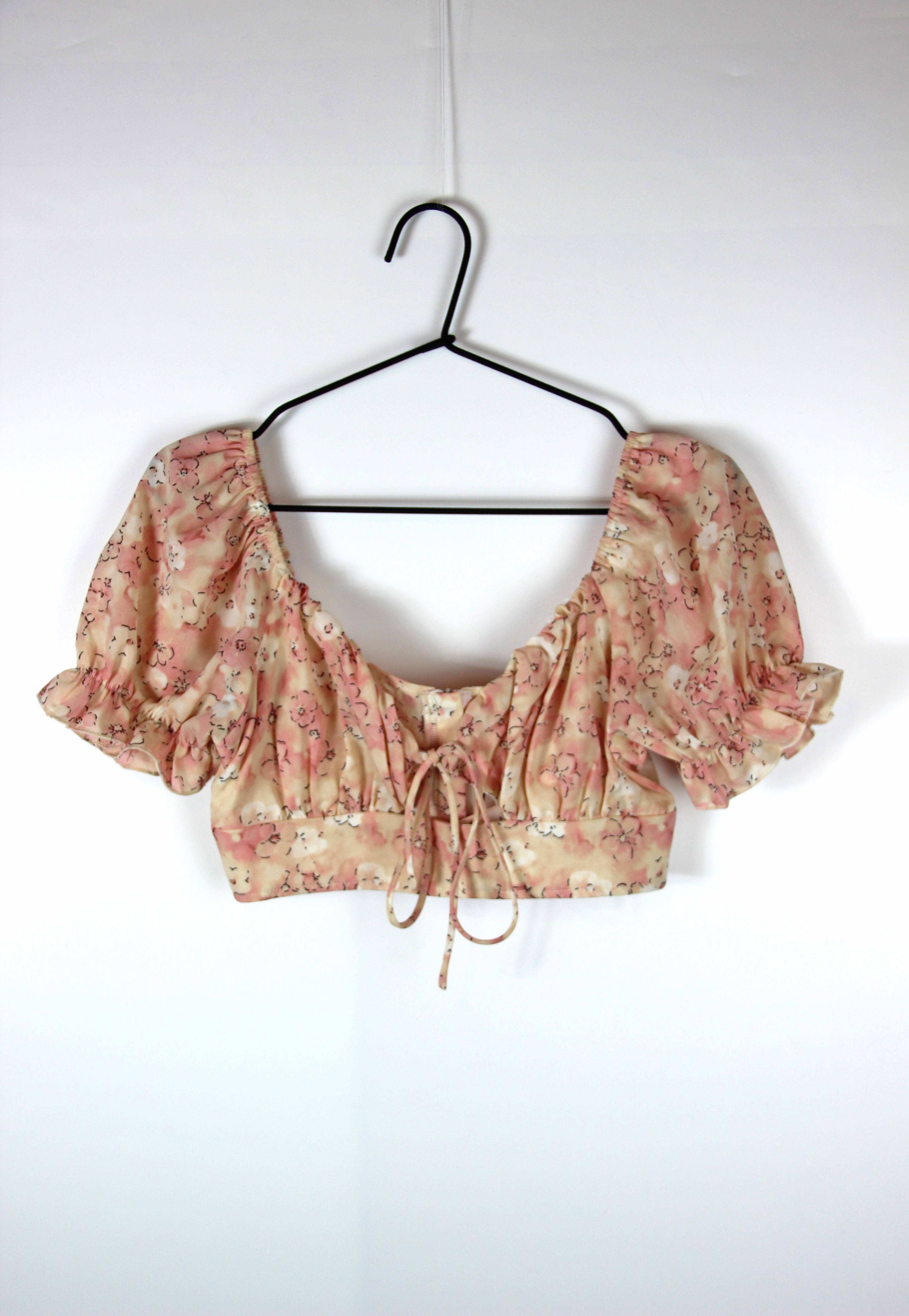 Топ Цветы р. 38 Розовый (TW631328)