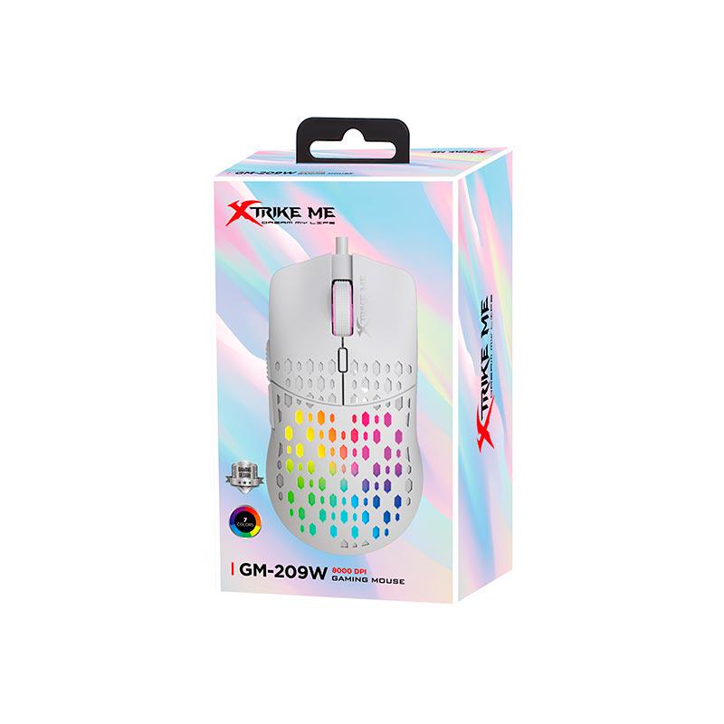Мышь компьютерная игроваяxtrike ME GM-209w wireless mouse 1200-8000dpi Белый - фото 4