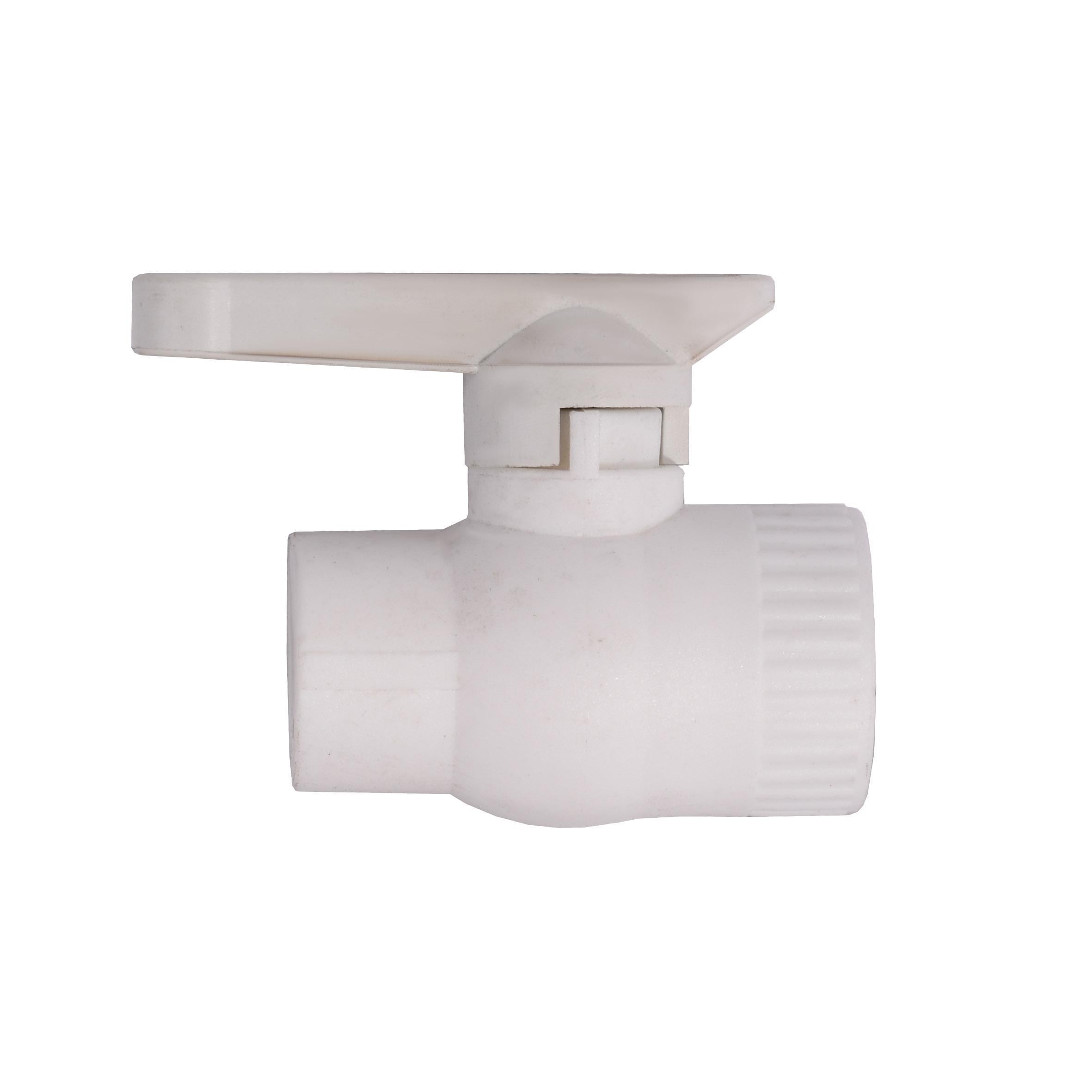 Кран кульовий KALDE PPR латунь d 25x3/4" внутрішній 21010 Білий (000021529)