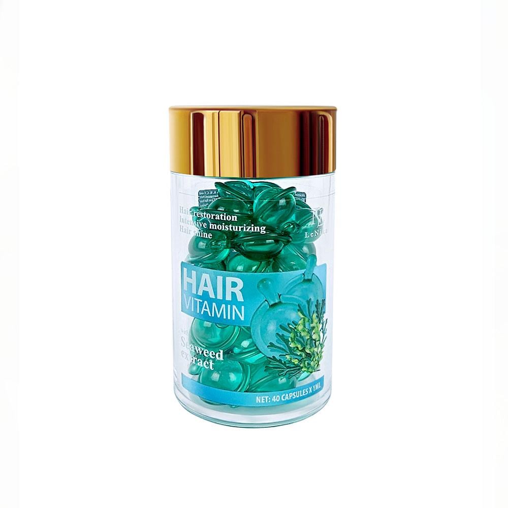 Витамины для волос LeNika с экстрактом Морских водорослей 40 капсул