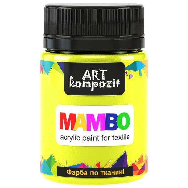 Фарба по тканині ART Kompozit Mambo 82 50 мл Салатовий флуоресцентний (АК11793)