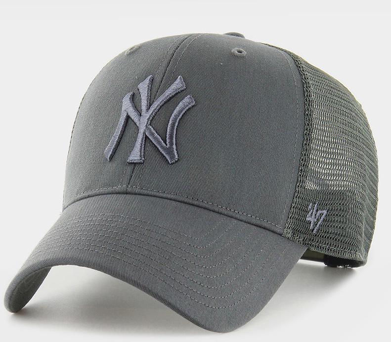 Кепка-тракер 47 Brand MLB NY YANKEES BRANSON OSFA Темно-серый Кепка-тракер 47 Brand MLB NY YANKEES BRANSON OSFA Темно-серый