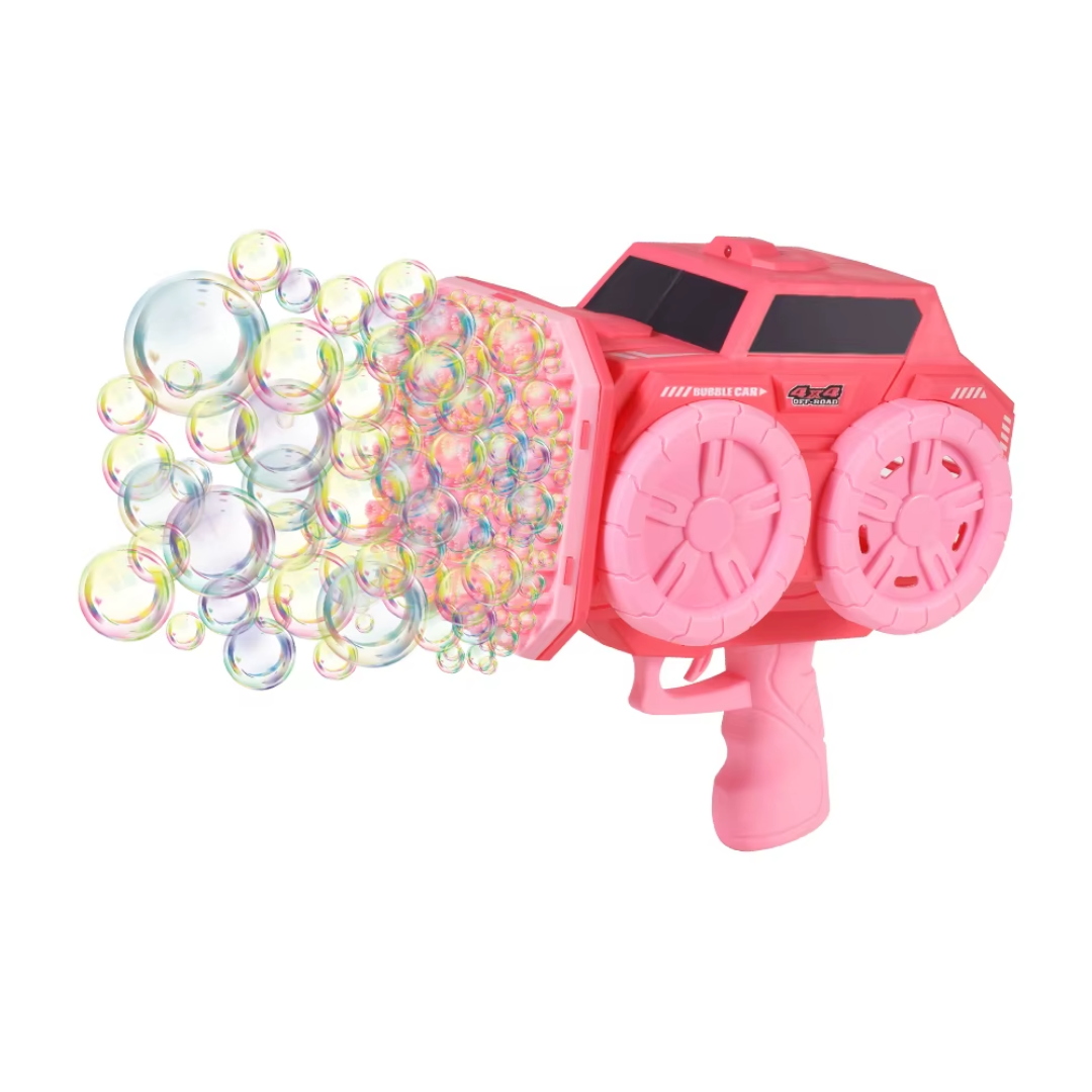 Пистолет-генератор для мыльных пузырей на аккумуляторе Розовый Пистолет-генератор для мыльных пузырей на аккумуляторе Розовый