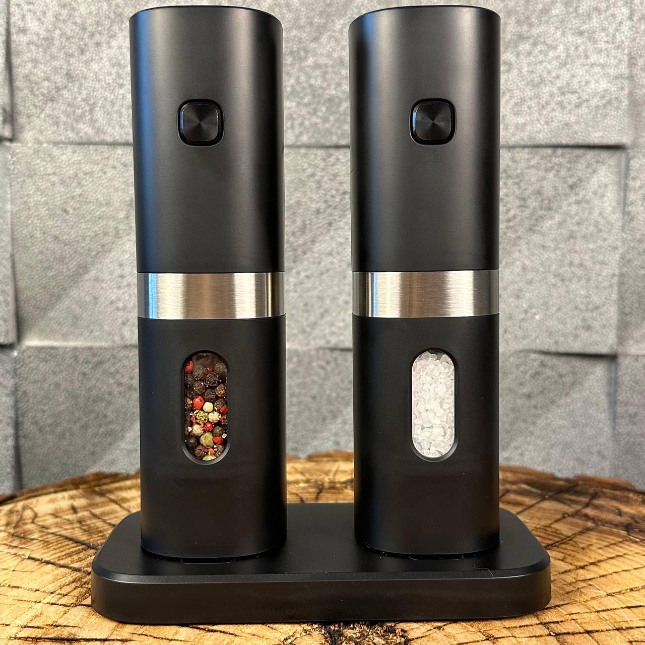 Млин для перцю та солі електричний акумуляторний Млин для перцю та солі електричний акумуляторний