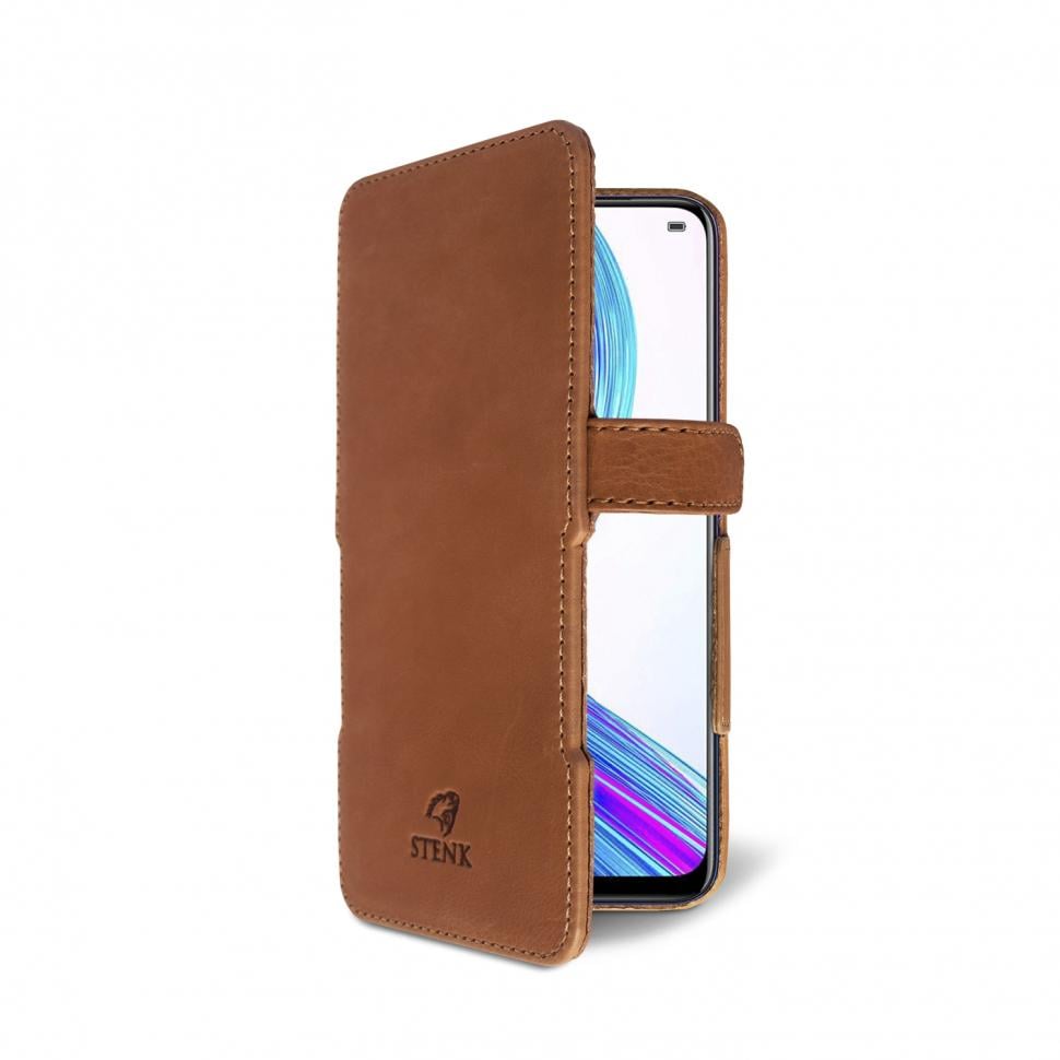 Чехол книжка Stenk Prime для Realme X Коричневый (66870) Чехол книжка Stenk Prime для Realme X Коричневый (66870)