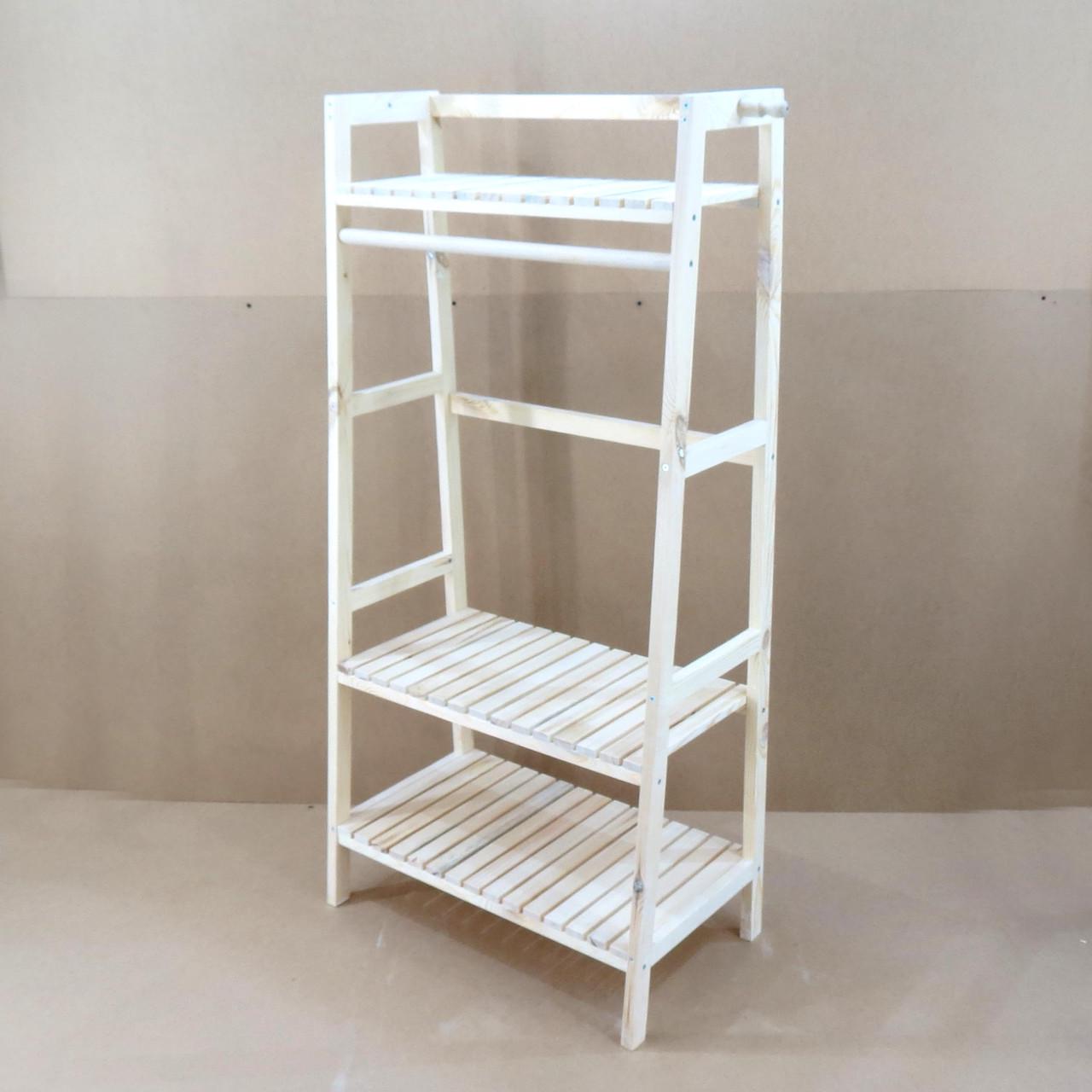 Вешалка-стойка для одежды из дерева Добрыч 90 Бланже (СВГ-900901)