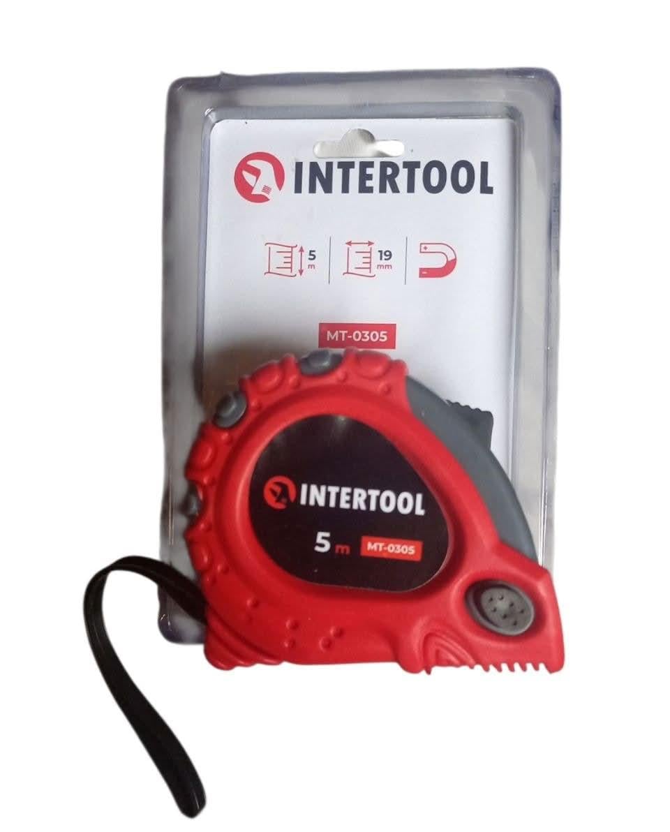 Рулетка Intertool супермагнит 5 м 19 мм (MT-0305) Рулетка Intertool супермагнит 5 м 19 мм (MT-0305)
