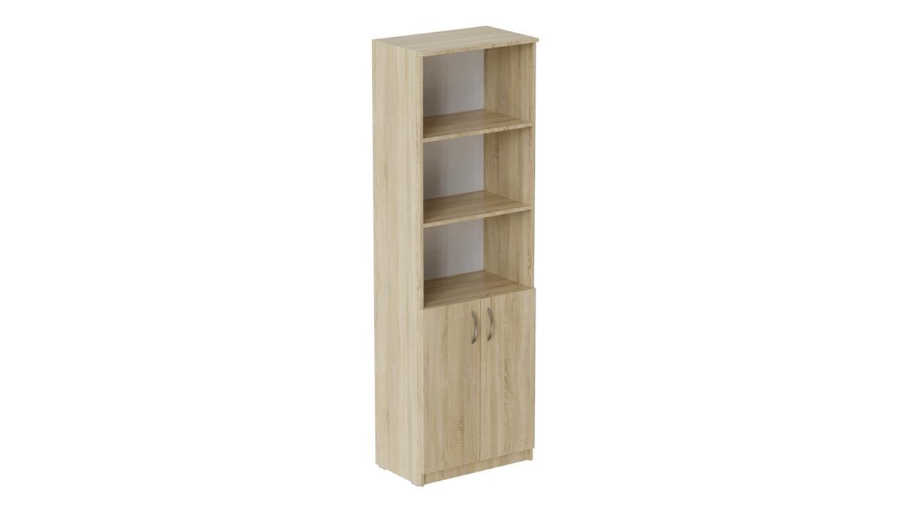 Шкаф Анжело Ferrum-decor на 5 полок с 2 дверцами 1900x600x380 мм ДСП 16 мм Дуб Сонома (FRD-104998)