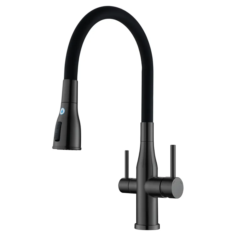 Смеситель для кухни Koer KI-72024-07 с выходом для питьевой воды (KR5013) Смеситель для кухни Koer KI-72024-07 с выходом для питьевой воды (KR5013)