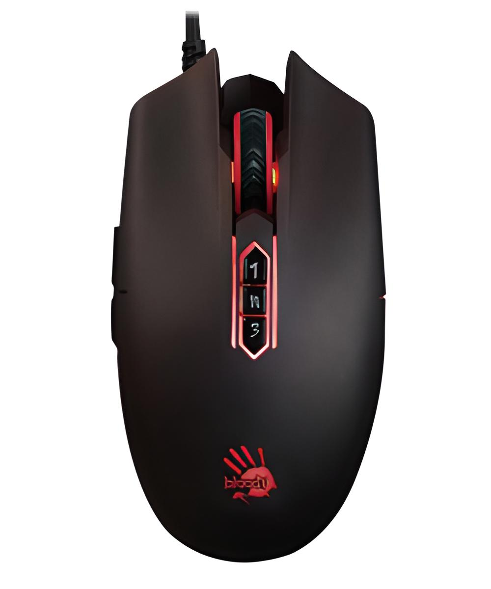 Проводная игровая мышь A4tech Bloody P80 Pro с подсветкой Black