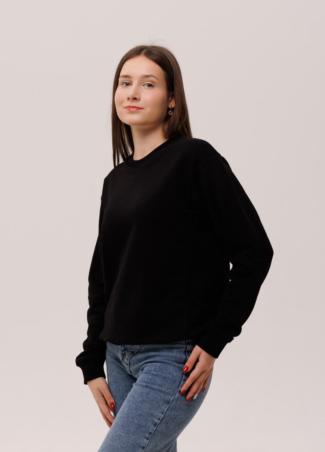 Свитшот женский Наталюкс 2XL Черный (3724553290961) - фото 2 Свитшот женский Наталюкс 2XL Черный (3724553290961) - фото 2