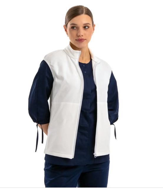 Жилет женский флисовый L Белый (466071)