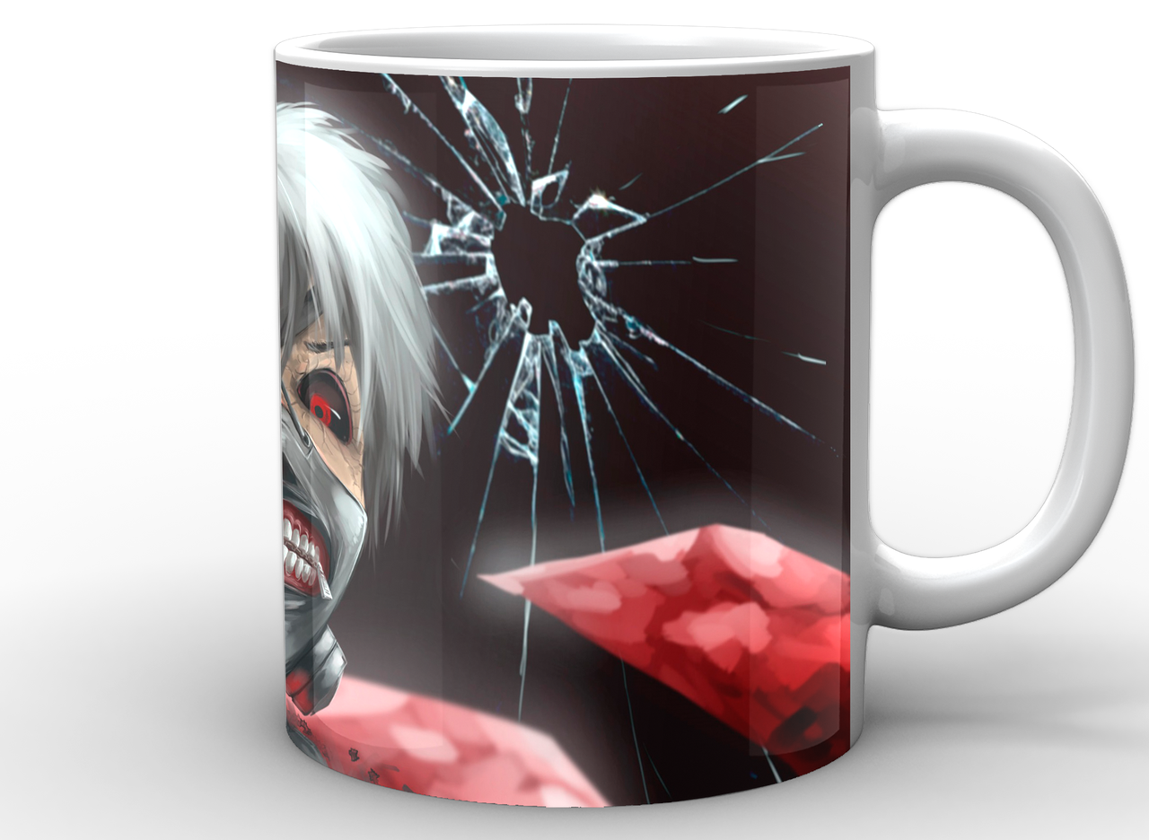 Чашка Gee! Tokyo Ghoul Токійський гуль фан артTG.02.022 Білий