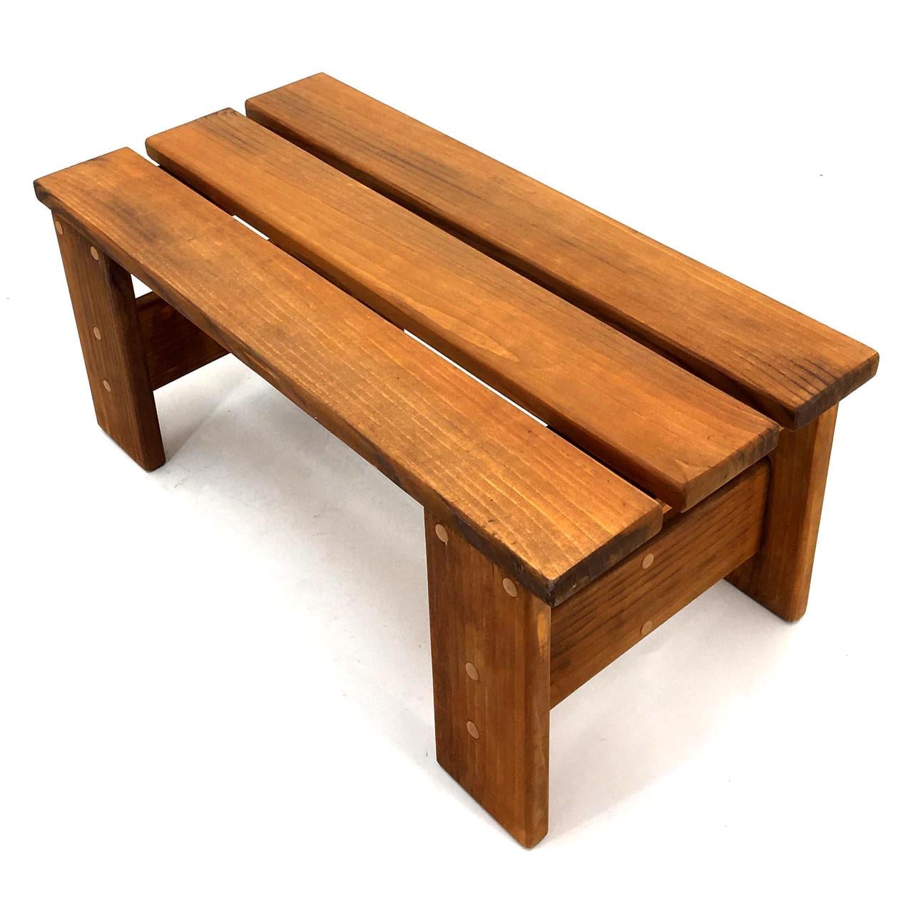 Стульчик из дерева Хомора 60 Охра (ТАБ-604004)