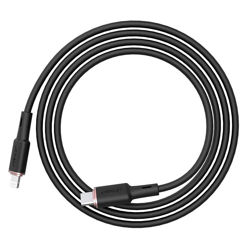 Кабель дата Acefast MFI C2-01 USB-C to Lightning 1,2 м Black (00000065915_1) - фото 3 Кабель дата Acefast MFI C2-01 USB-C to Lightning 1,2 м Black (00000065915_1) - фото 3