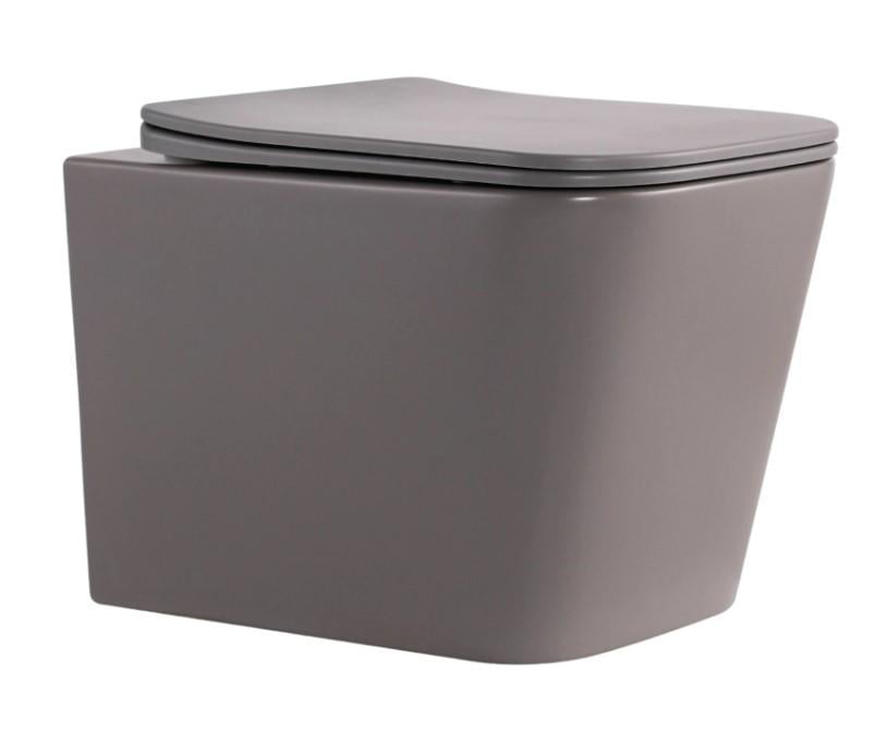 Унитаз подвесной Qtap Tern Ultra Quiet с сиденьем Slim Duroplast/Soft-close/Quick relase (QT17332303ASSG)