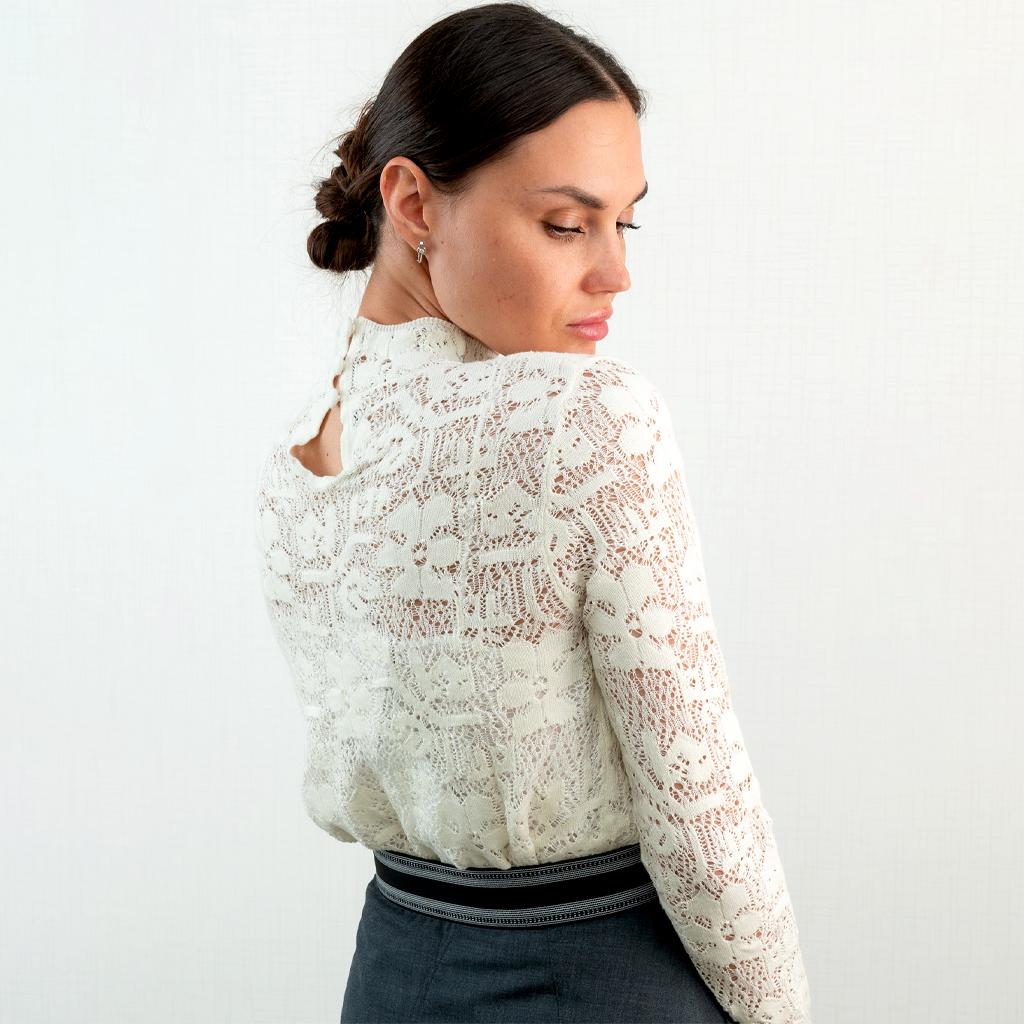 Водолазка-светр жіночий повсякденний Christian Dior L Білий (2797308185) - фото 2 Водолазка-светр жіночий повсякденний Christian Dior L Білий (2797308185) - фото 2