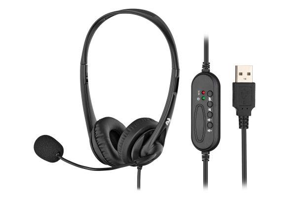 Навушники 2E CH11 USB Black (2E-CH11SU) - фото 2