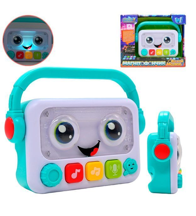 Магнітофончик музичний Діджей Малюк (90611) - фото 2 Магнітофончик музичний Діджей Малюк (90611) - фото 2