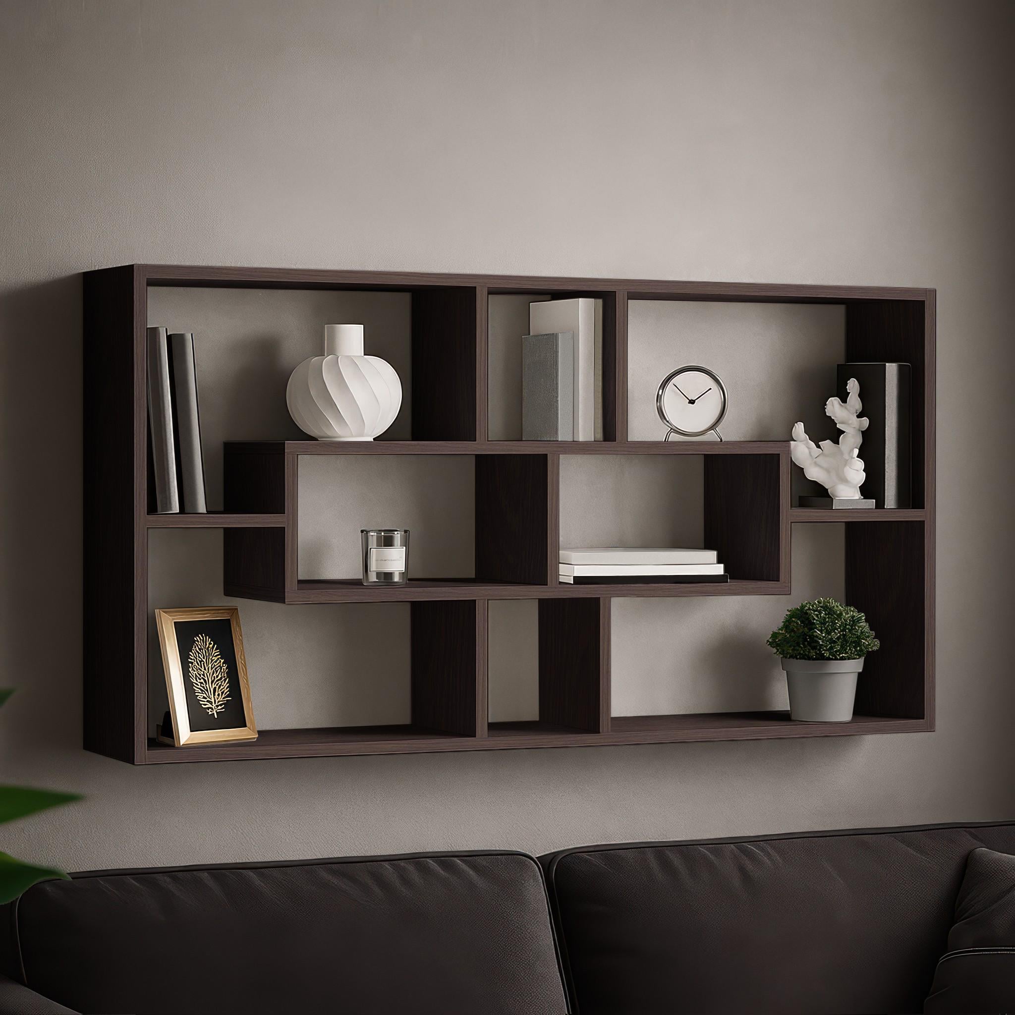 Полка настенная Р2 1210x220x690 мм Венге Магия