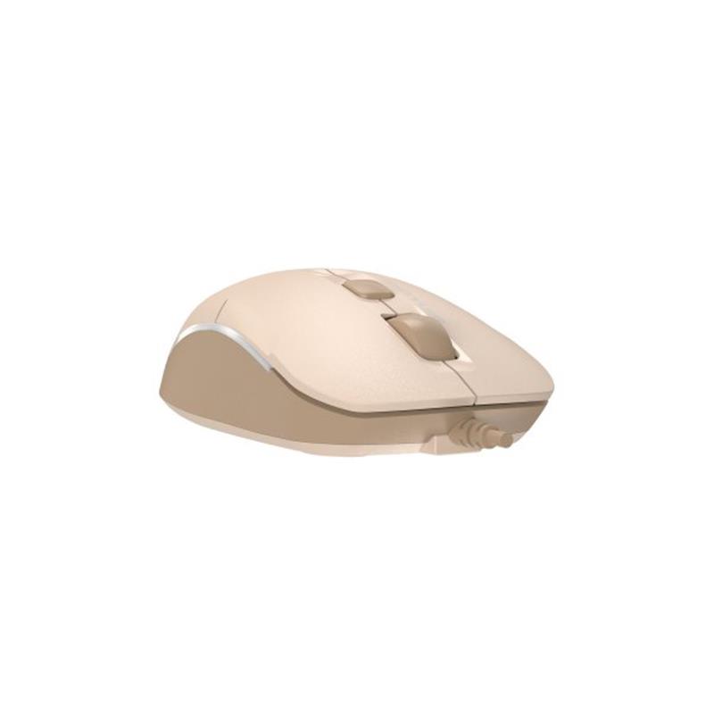 Компьютерная мышка проводная A4Tech Fstyler FM26 Cafe Latte (26711764) - фото 7