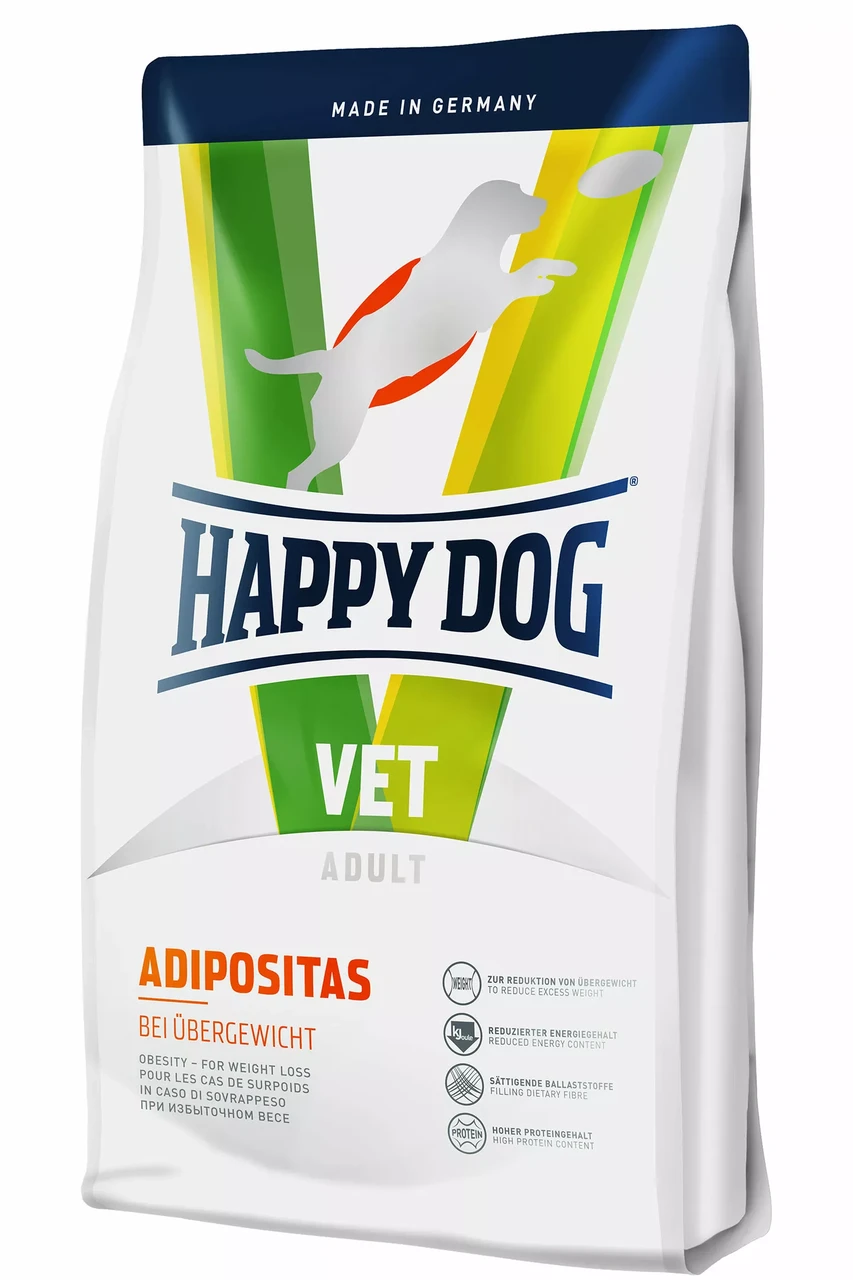 Корм сухой диетический Happy Dog VET Diet Adipositas для собак с избыточным весом 12 кг