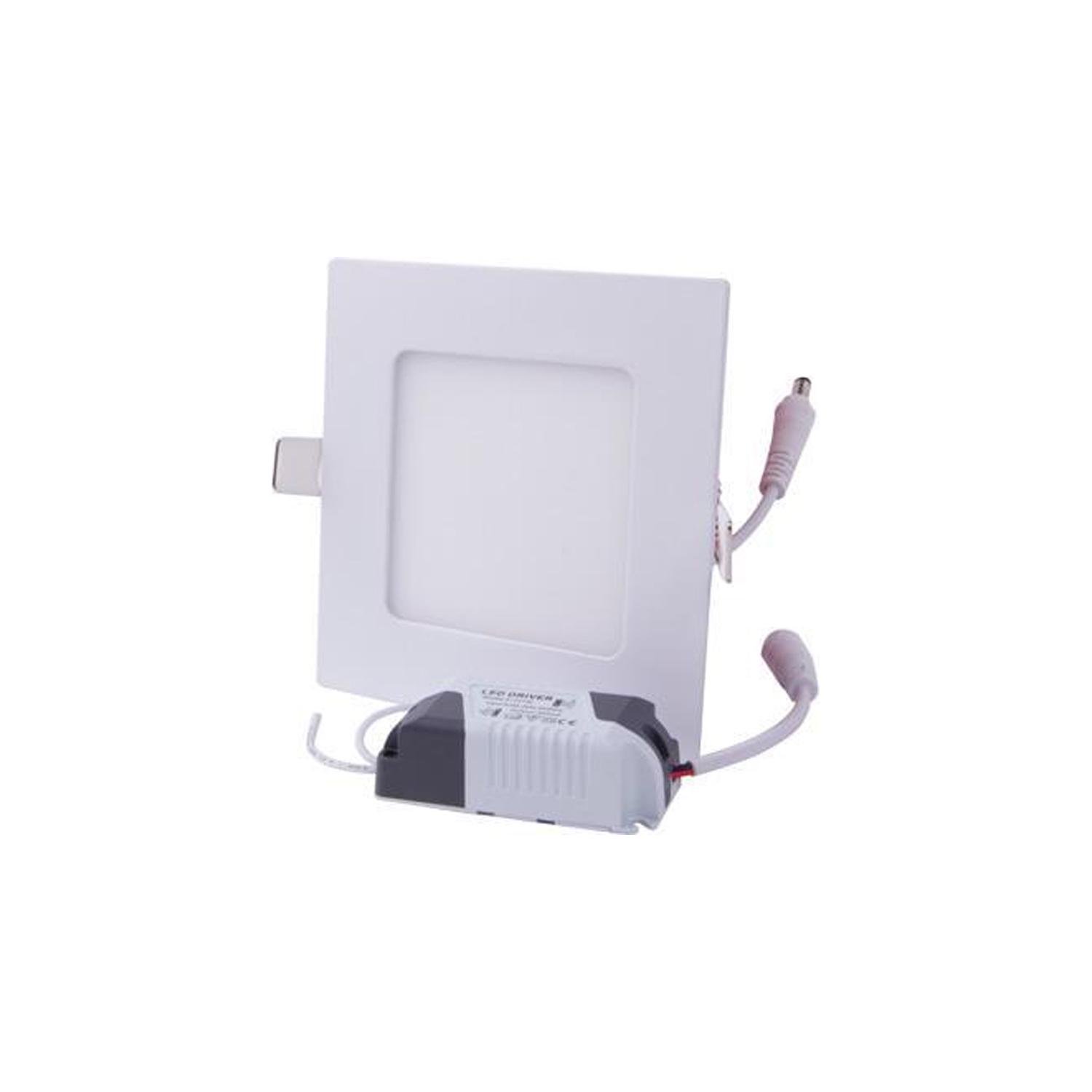 Светильник вбудований E.NEXT e.led.mp.Square.R.6.4500 6W 220V 420lm 4500K 120x120x7,5 мм IP40 Белый (l0860004)