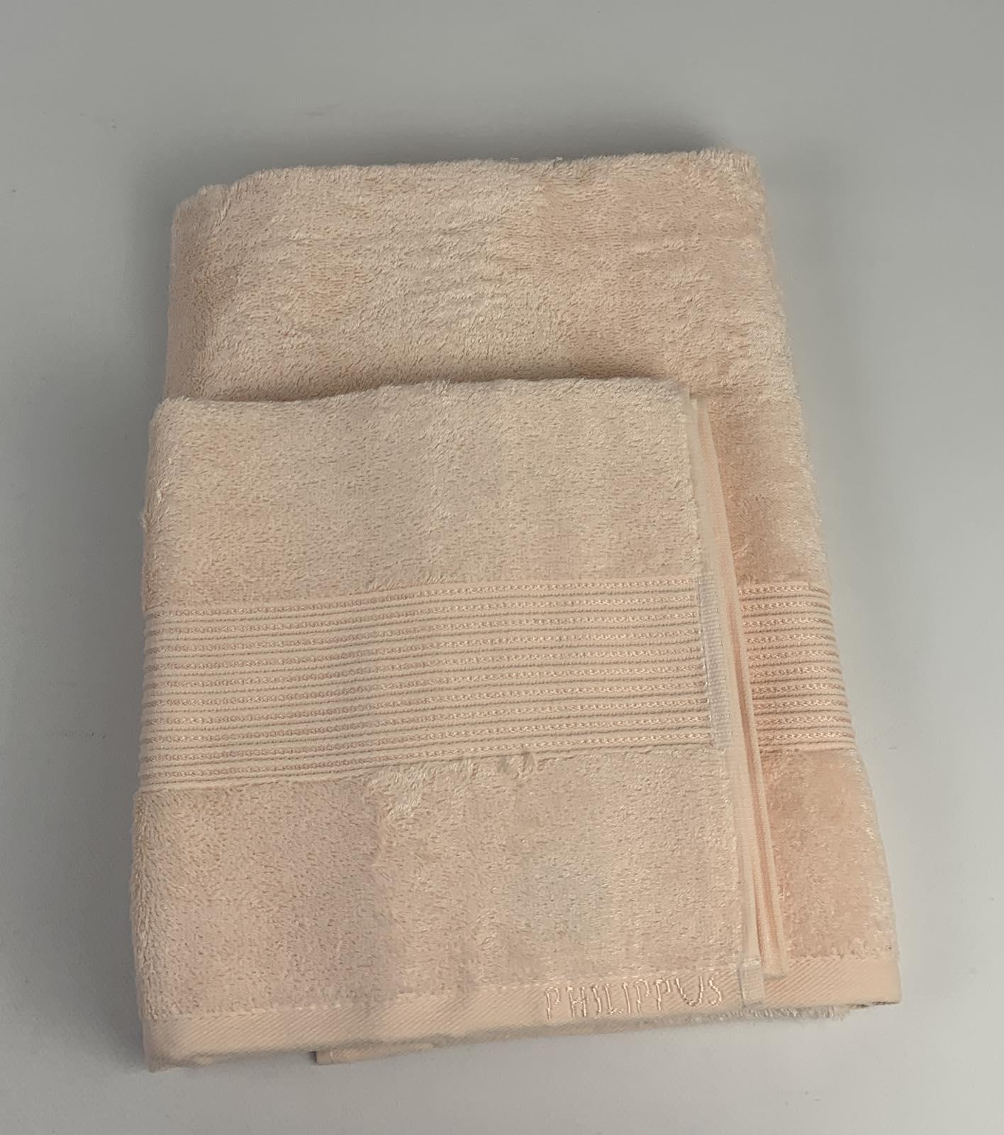 Набор полотенец Philippus Bamboo Felix ЕА108 2 шт. Персиковый (CN30799)