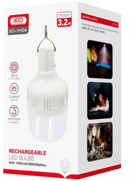 Лампа светодиодная аккумуляторная Xo YH04 - фото 3
