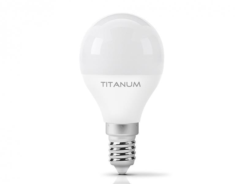 Светодиодная лампа TITANUM G45 6W E14 4100K 220V (TLG4506144)