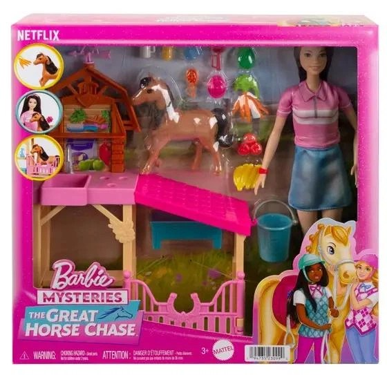 Лялька барбі Рене Barbie The Great Horse Chase ігровий набір (HXJ40)