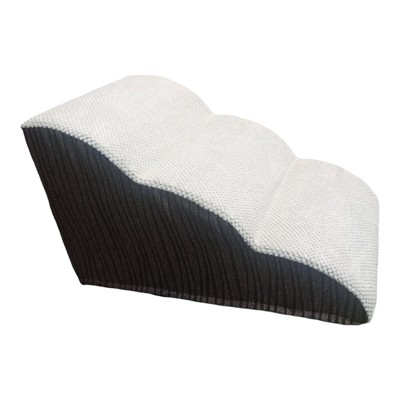 Сходинки для собак і котів тканина меблева 40х36х60 см Білий (12568954) - фото 1