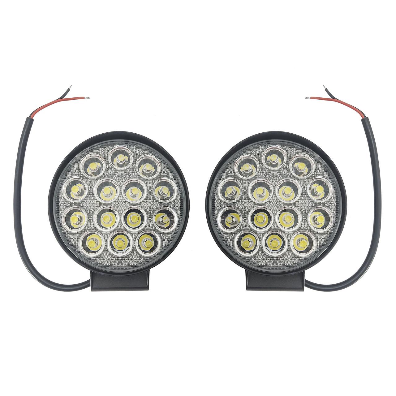 Комплект LED фар 14 диодов 42Вт CREE OSRAM