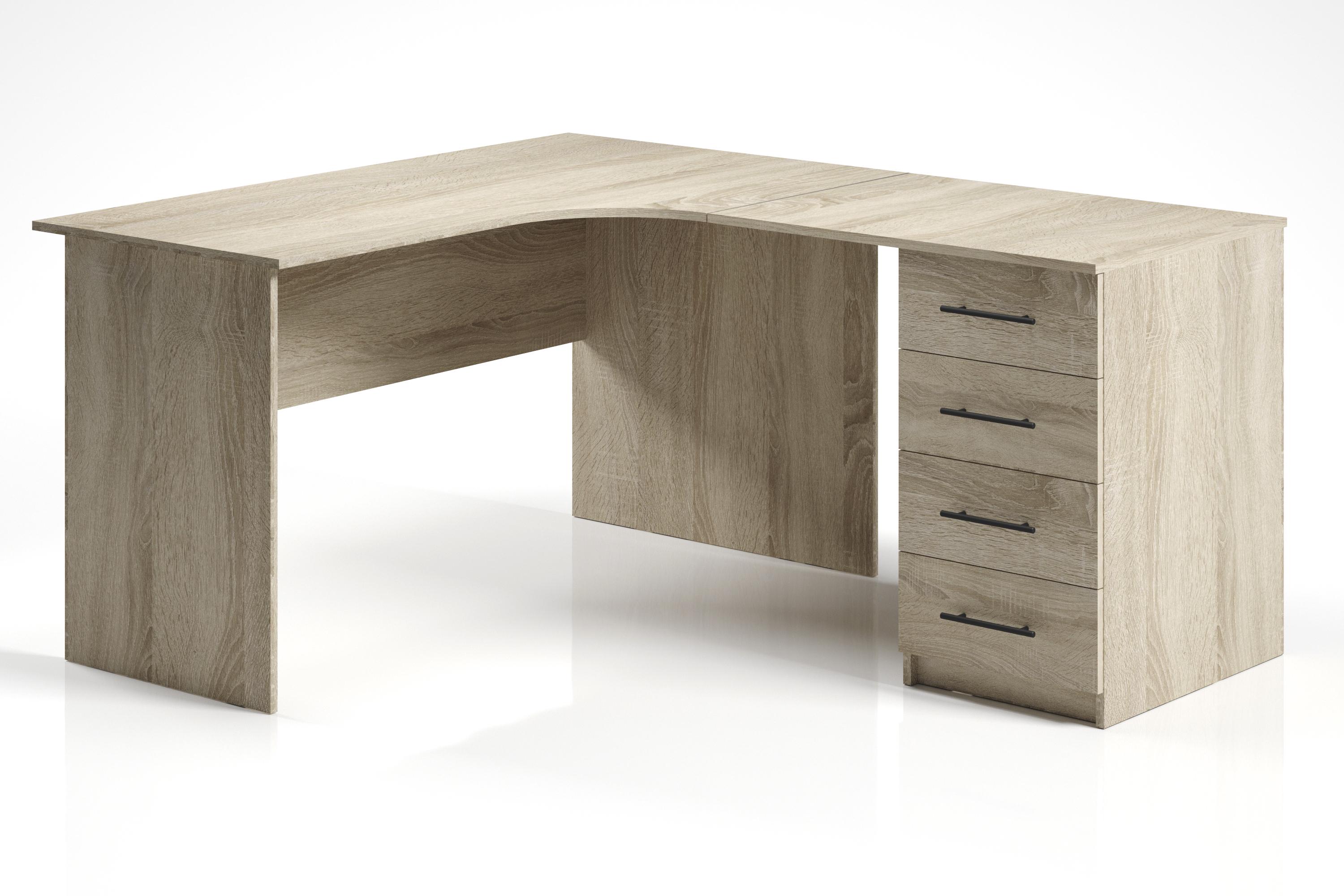 Письмовий стіл кутовий ОП-202+404+302 Orange-Line Дуб сонома (404430)