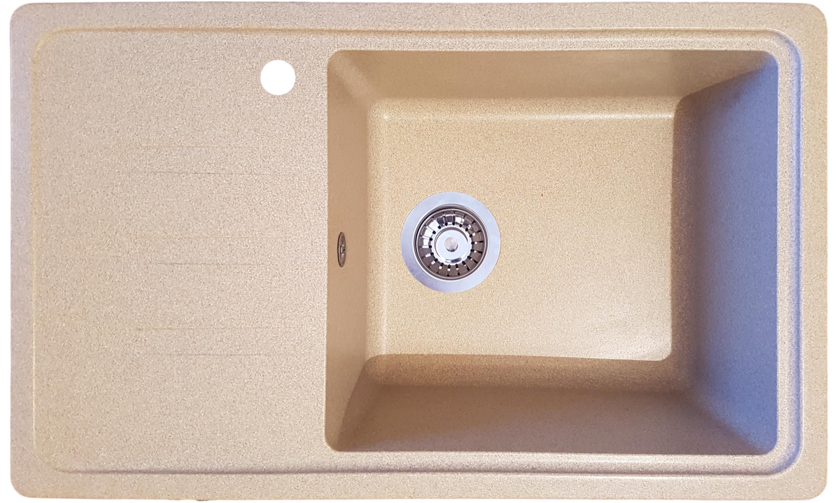 Мийка кухонна Valetti 63L 710x435 мм Бежевий