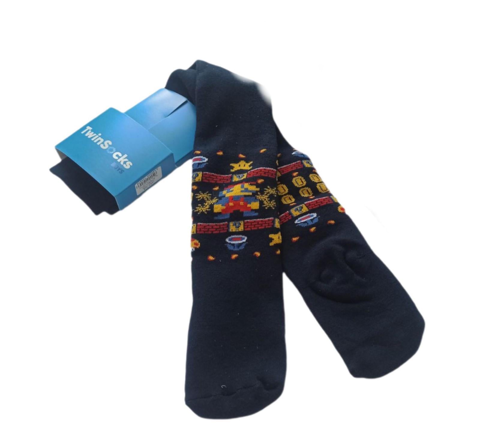 Колготки для хлопчика TwinSocks махрові зимові 86 см -92 Темно-синій (315)