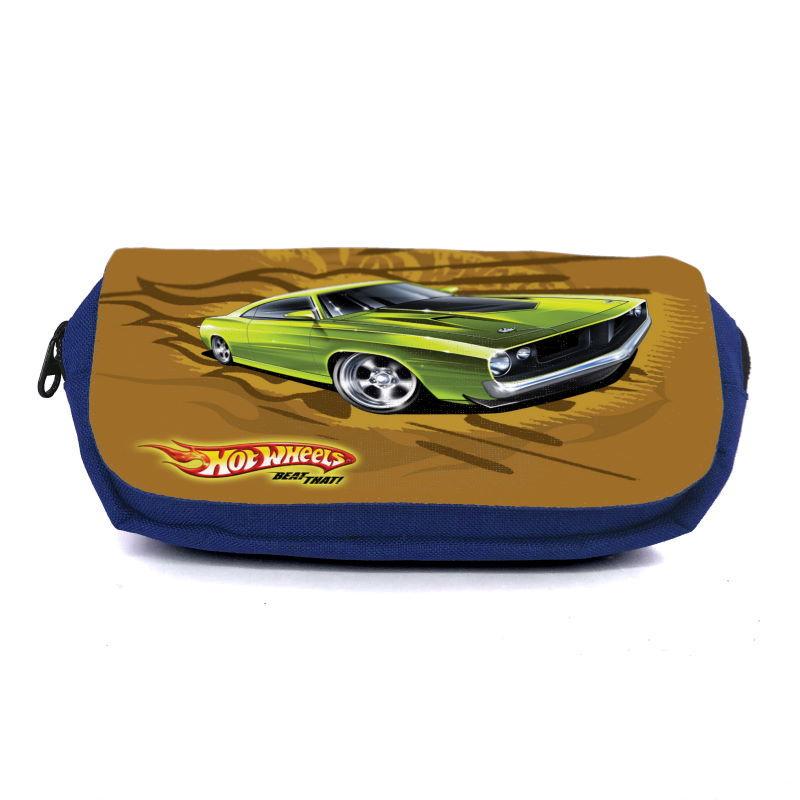 Пенал школьный Hot Wheels HW-0014 Синий (1480995288)