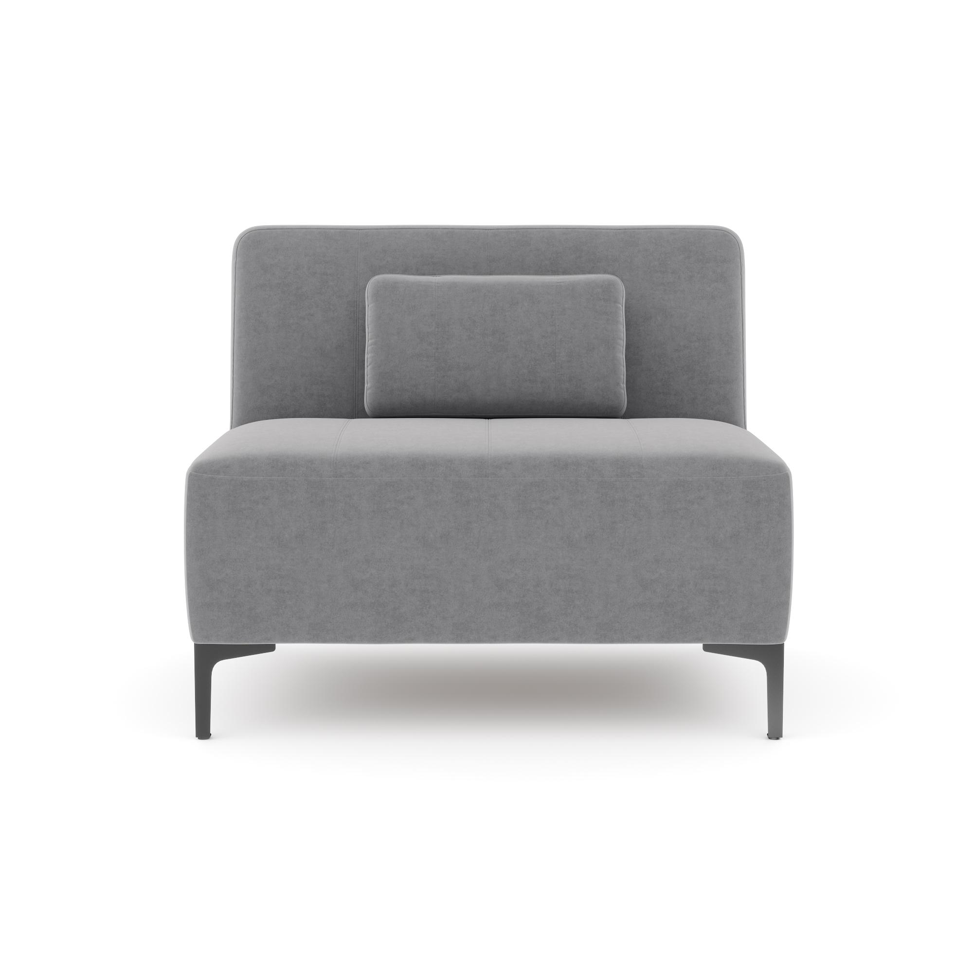 Диван офисный Modern 1 100х62х82 см Серый (Арт. 1114) - фото 2 Диван офисный Modern 1 100х62х82 см Серый (Арт. 1114) - фото 2