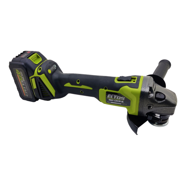 Болгарка аккумуляторная Eltos МШУ-125/20 BL - фото 3 Болгарка аккумуляторная Eltos МШУ-125/20 BL - фото 3
