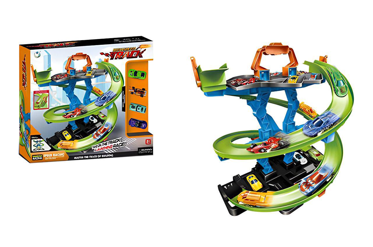 Трек 011-97 с 8 металлопластиковыми машинками Трек 011-97 с 8 металлопластиковыми машинками