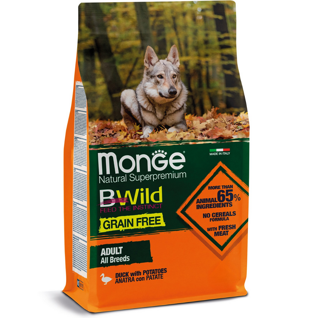 Корм для собак Monge Dog Bwild Grain Free качка 2,5 кг