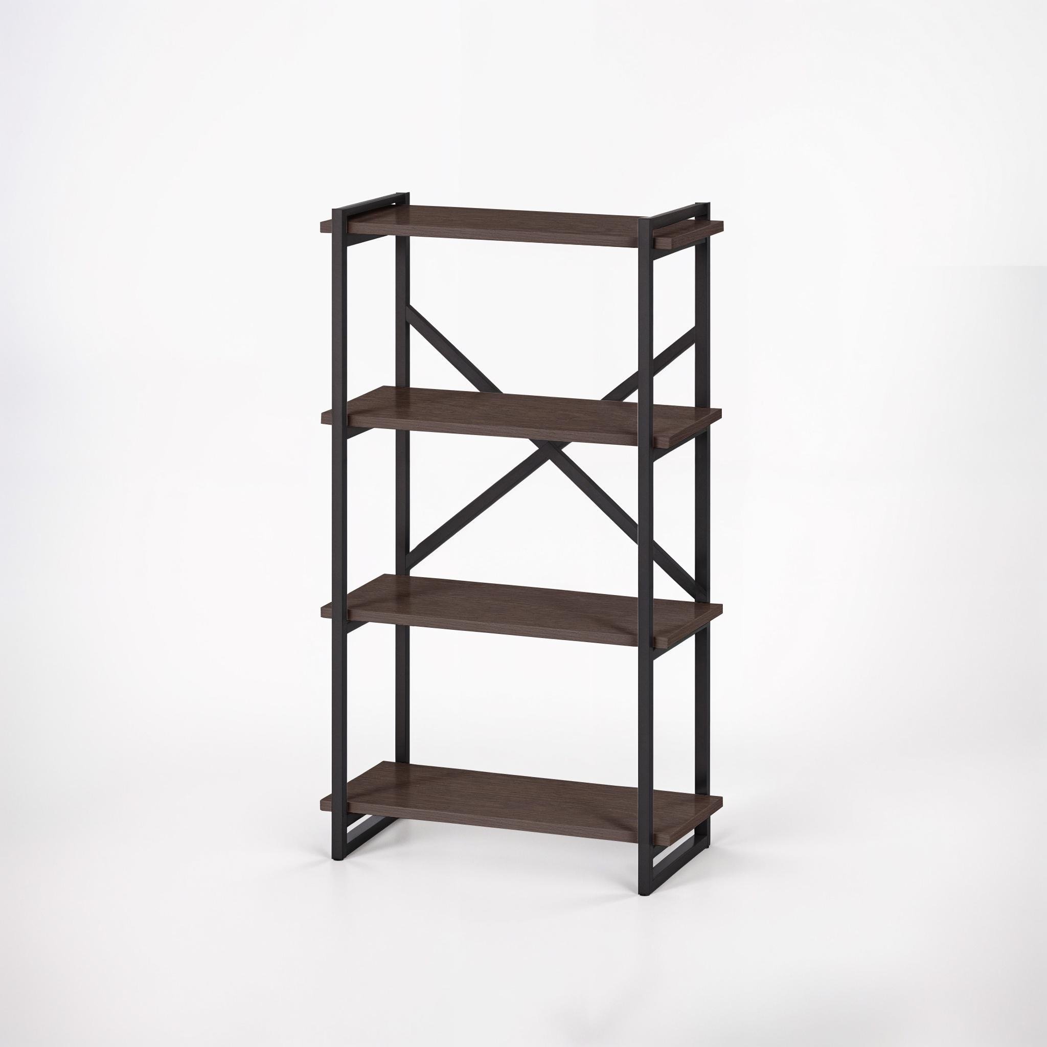Стелаж у стилі лофт на 4 полиці Ant-2 700х300х1400 мм Венге Магія - фото 2