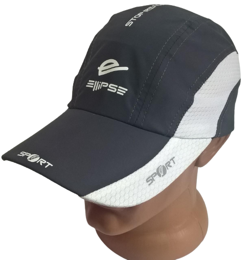 Бейсболка мужская ELLIPSE 622/2BW из плащевой ткани 56 см Темно-серый/Белый - фото 1 Бейсболка мужская ELLIPSE 622/2BW из плащевой ткани 56 см Темно-серый/Белый - фото 1
