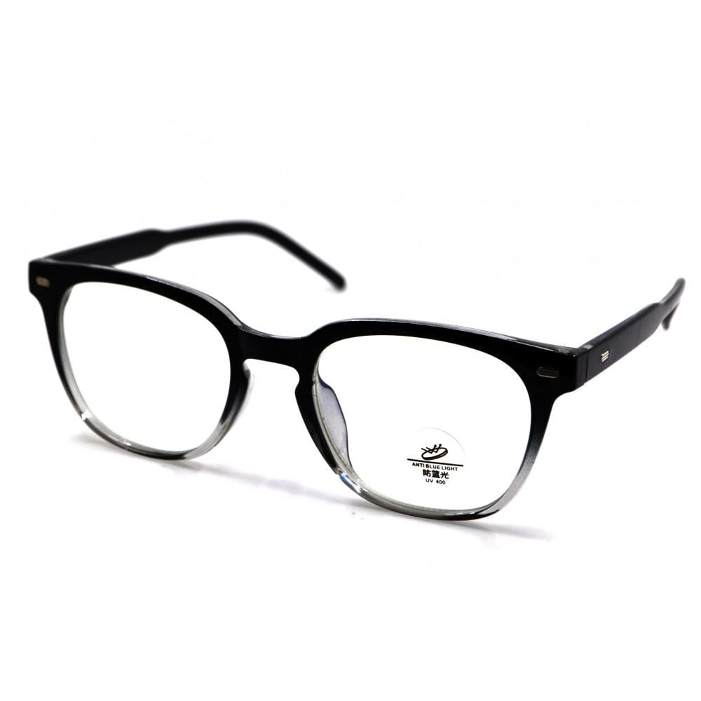 Компьютерные очки Blue Blocker оправа TR пластик 8959 NN Черный Глянцевый/Прозрачный