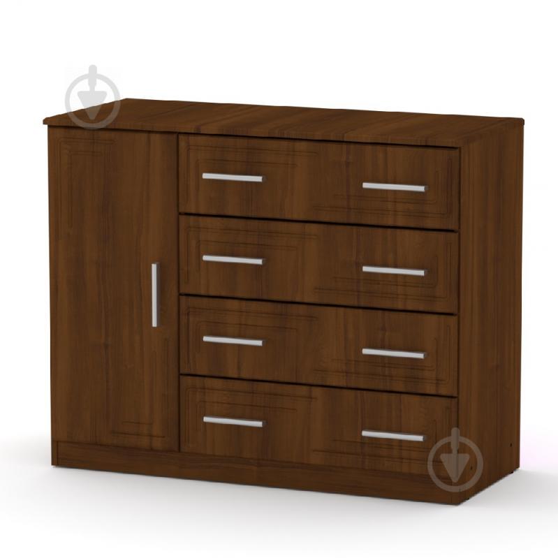 Комод KOMPANIT 4+1Б МДФ Орех экко