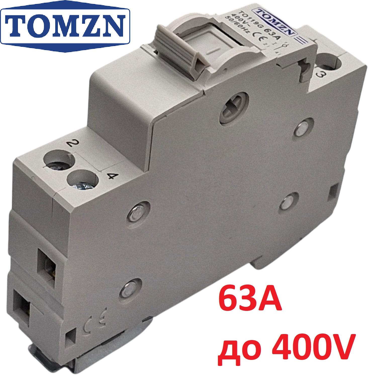 Перемикач введення резерву трипозиційний для генератора/інвертора TOMZN 63 A 1 полюс (TO119G1P-63A) - фото 2 Перемикач введення резерву трипозиційний для генератора/інвертора TOMZN 63 A 1 полюс (TO119G1P-63A) - фото 2