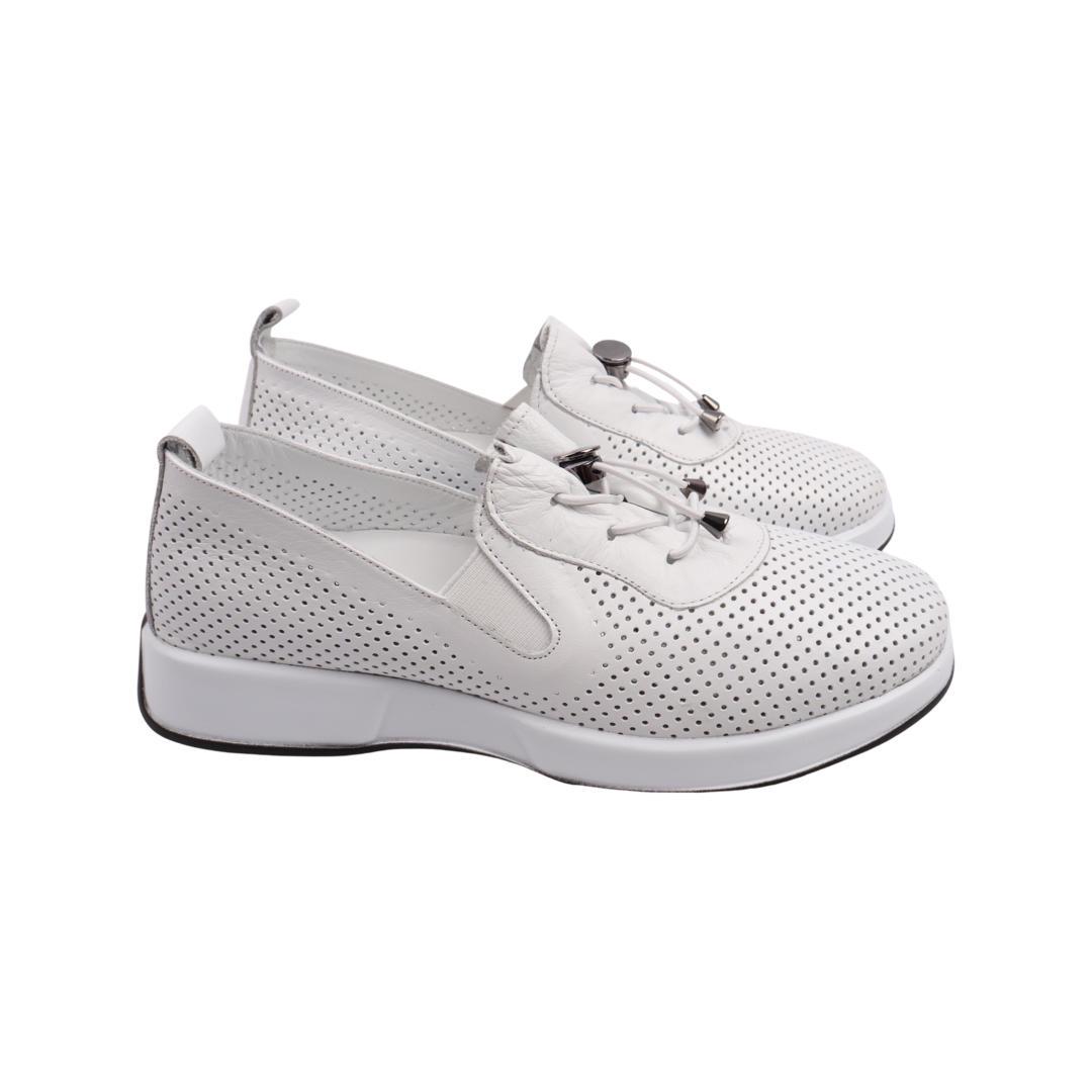 Туфли женские Aquamarin из кожи р. 37 Белый (2102-22LTCP)