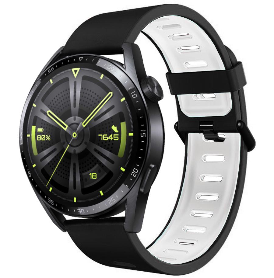 Ремешок Traf для Huawei Watch GT3 46 мм Black/White (26141-1E)