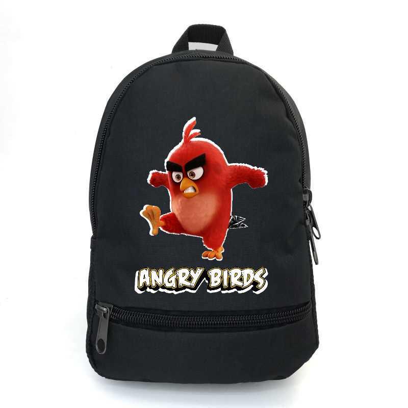 Школьный рюкзак подростковый Cappuccino Toys с принтом Angry Birds ANG-0011 12,5 л Черный (2133990335)